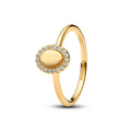 Pandora Timeless Bague Halo Ovale à Graver 163800C01