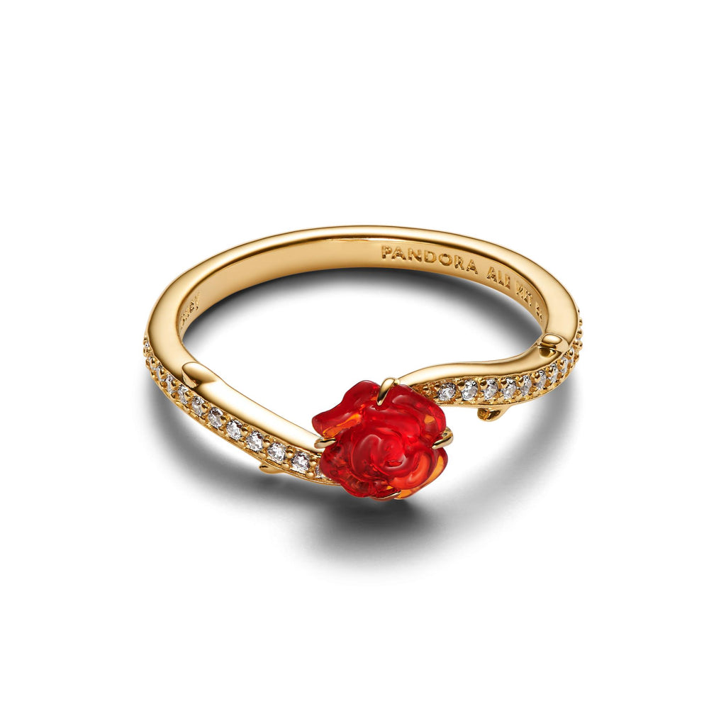 Pandora Disney Bague Disney La Belle et La Bête Rose Enchantée 163984C01