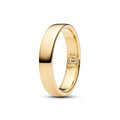 Pandora Moments Bague Anneau Classique Gravable 164776C01
