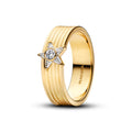 Pandora Timeless Bague Large Étoile Filante Scintillante 165070C01