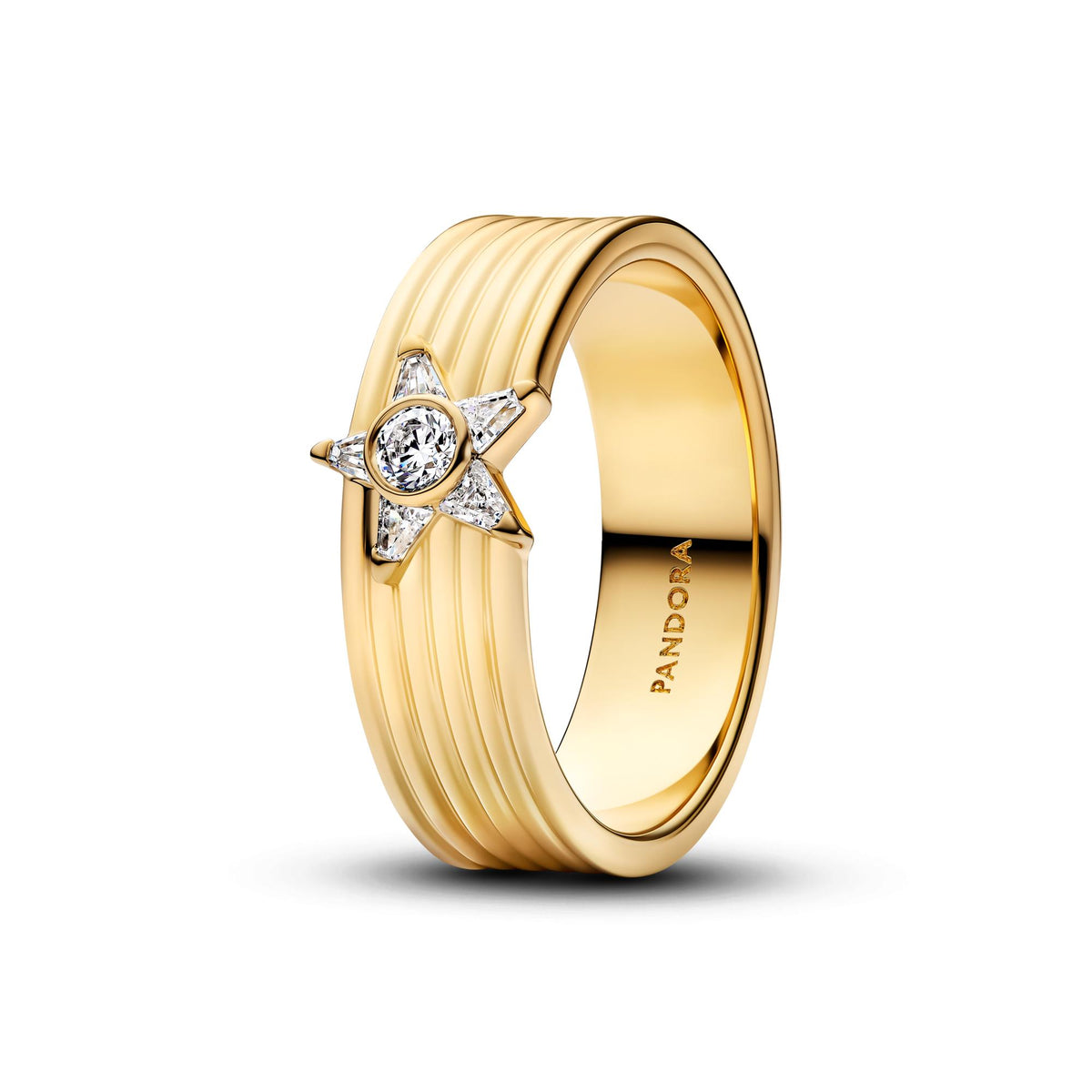Pandora Timeless Bague Large Étoile Filante Scintillante 165070C01