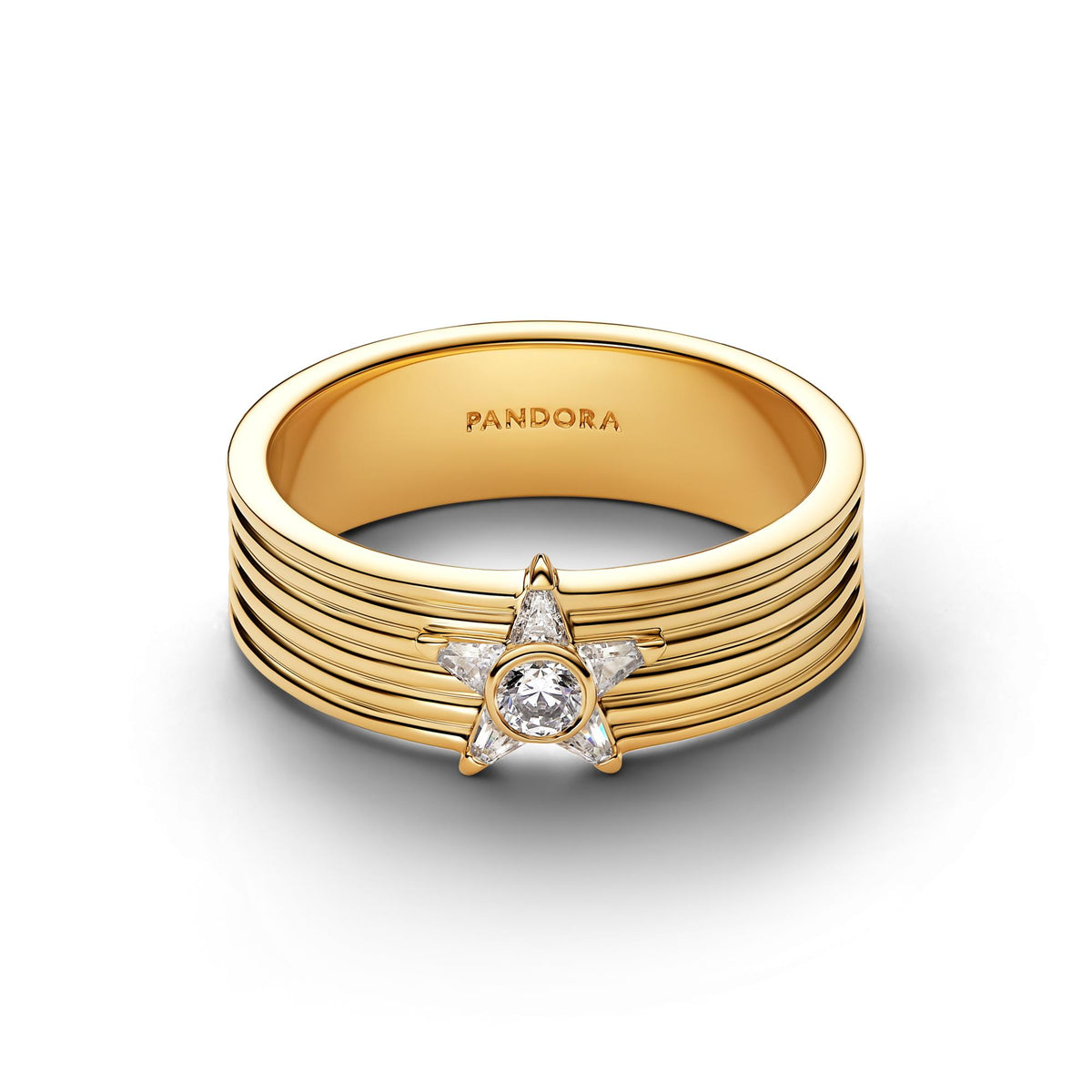 Pandora Timeless Bague Large Étoile Filante Scintillante 165070C01