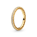 Pandora Signature Bague Scintillement & Cœurs 168655C01