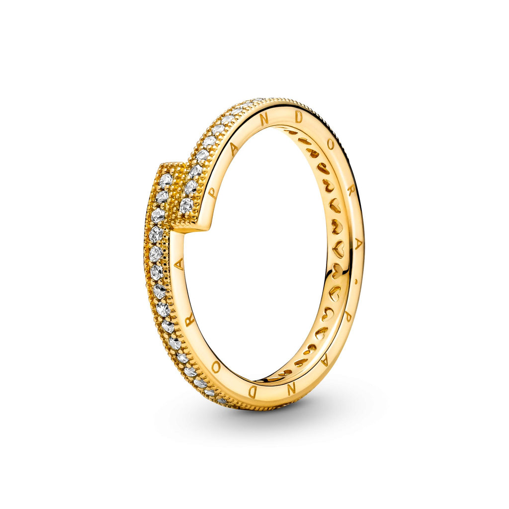 Pandora Signature Bague Chevauchante Scintillante 169491C01