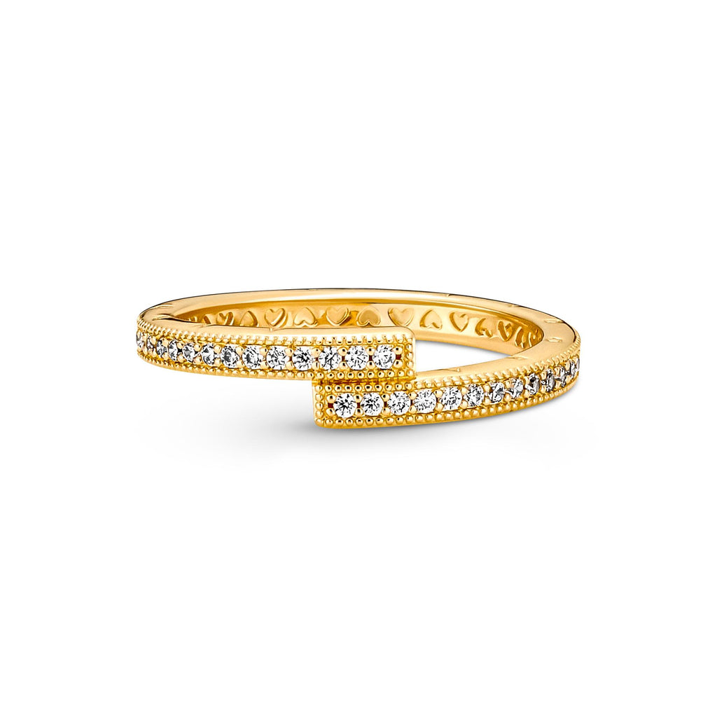 Pandora Signature Bague Chevauchante Scintillante 169491C01