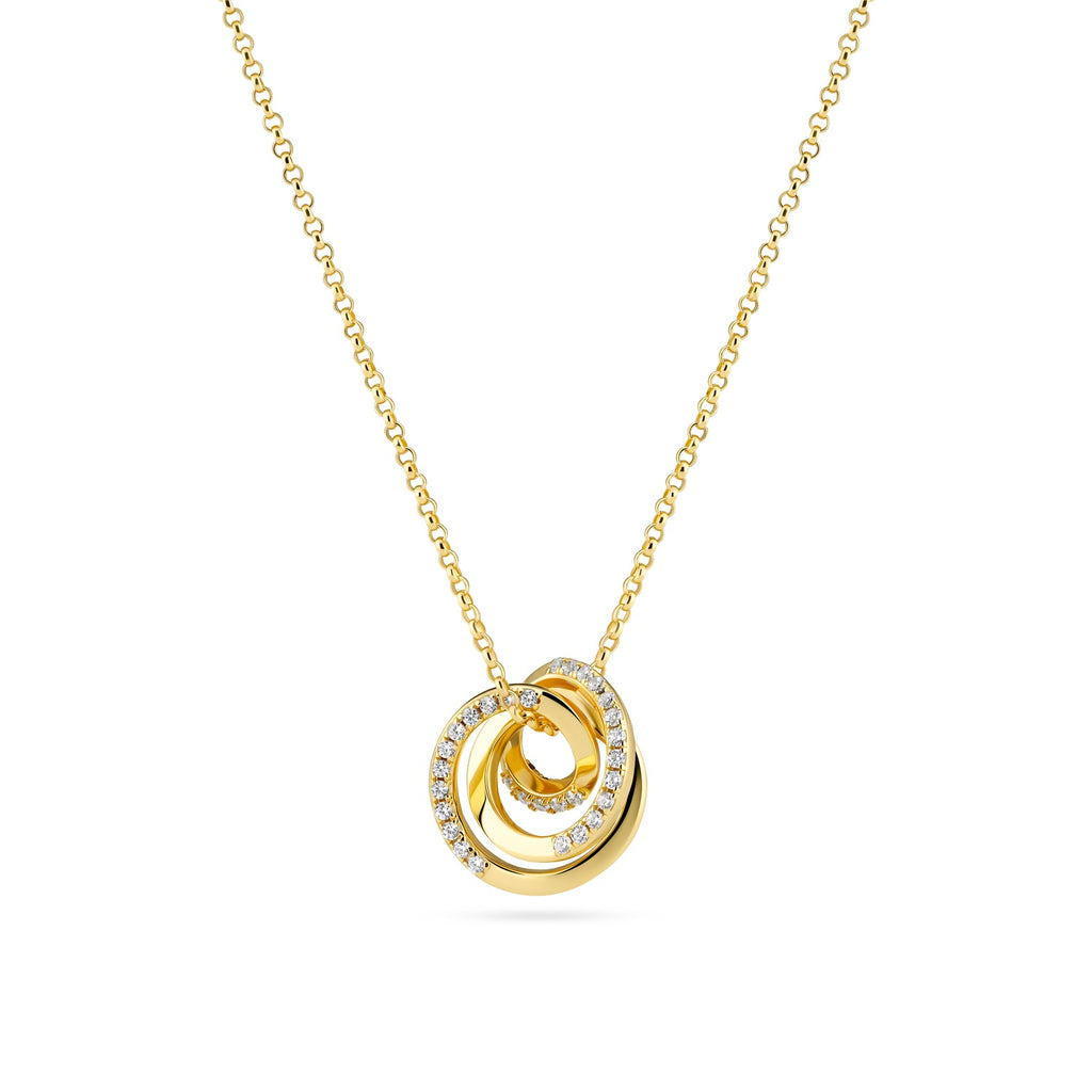Sif Jakobs Collier Spirale SJ-N2588-CZ-YG