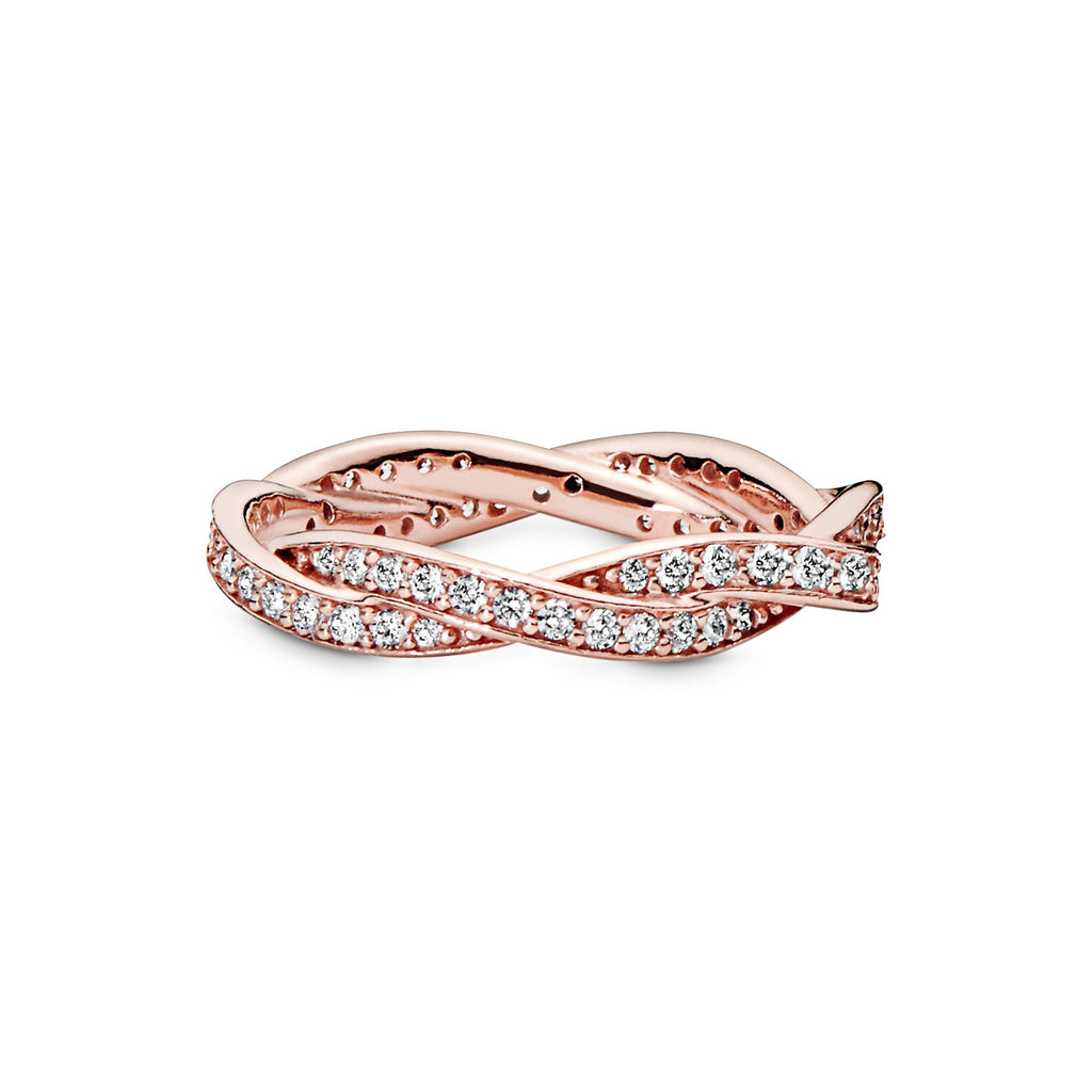 Pandora Timeless Bague Torsades Scintillante 180892CZ