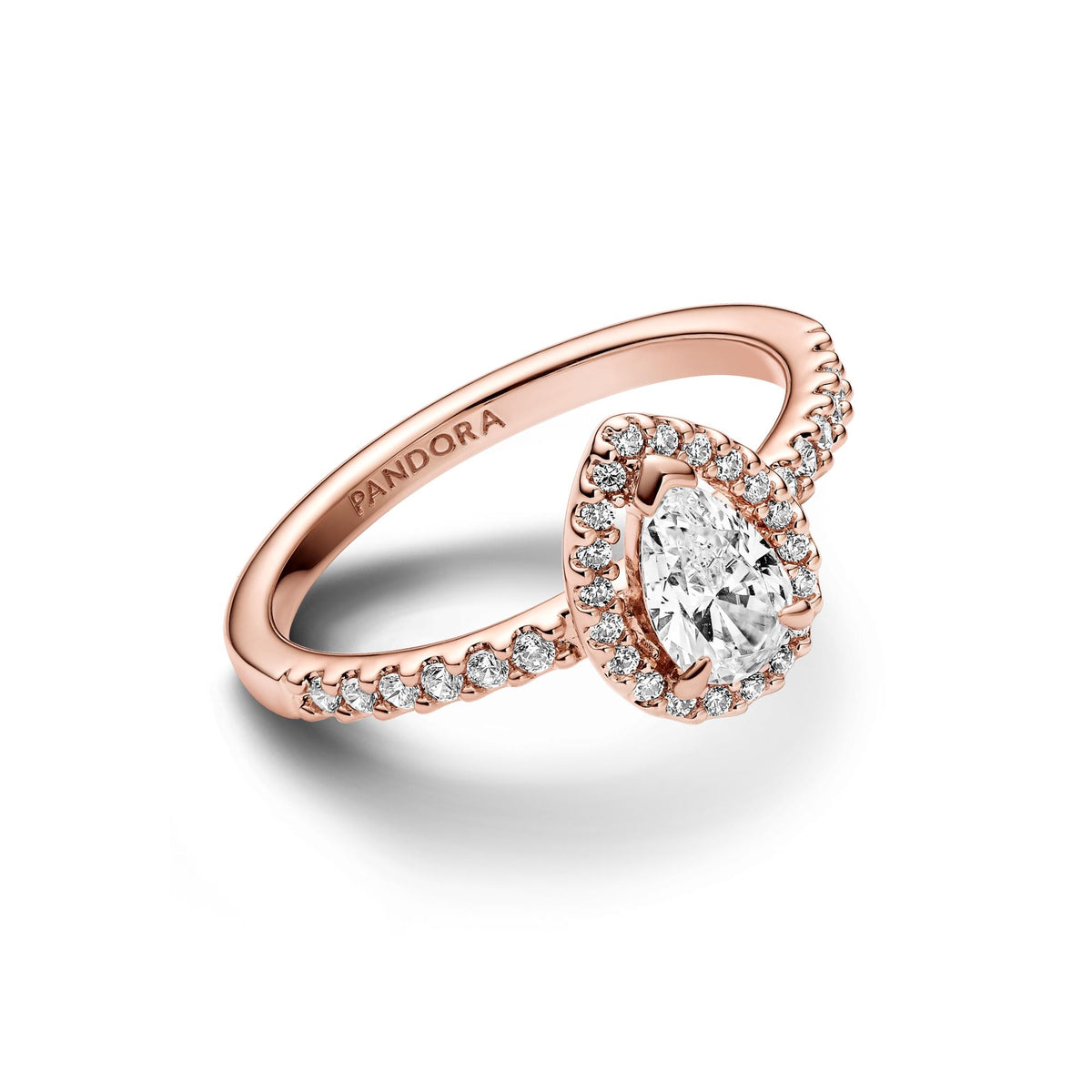 Pandora Timeless Bague Halo Poire Scintillante 182835C01
