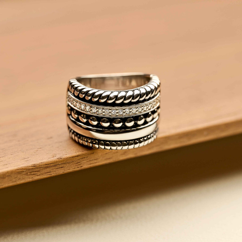 Ti Sento Milano Bague Structures 1835ZI