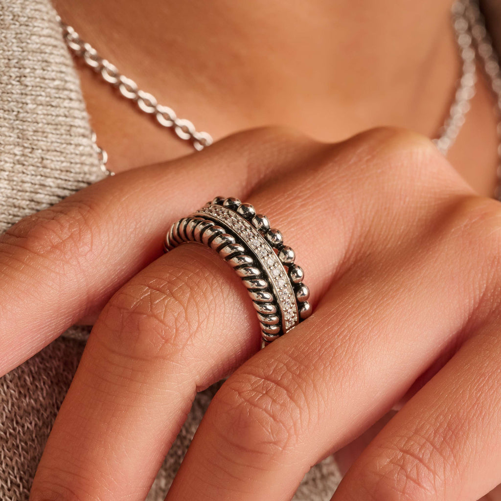 Ti Sento Milano Bague Structures 1836ZI