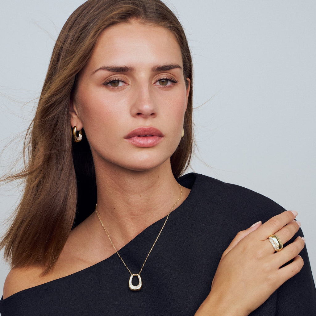 Sif Jakobs Boucles d'oreilles Borsa SJ-E2621-CZ-YG