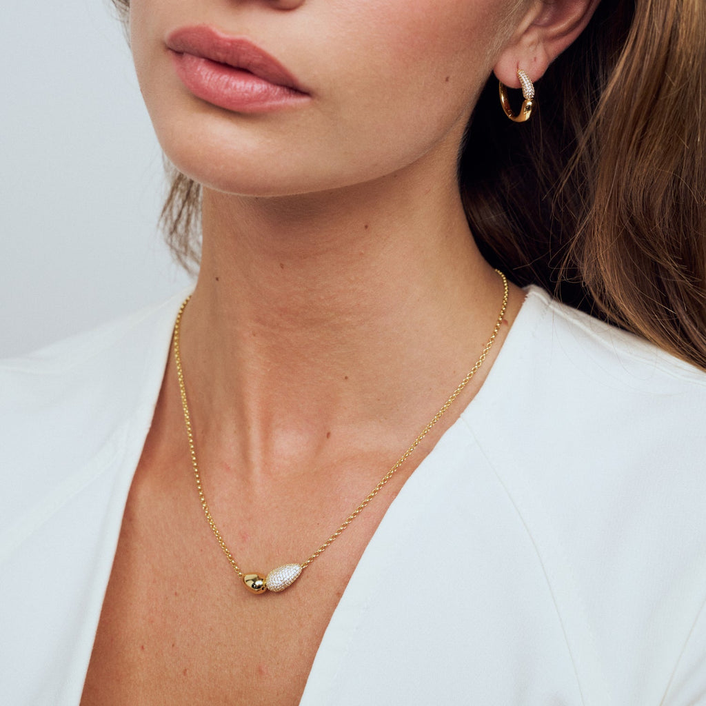 Sif Jakobs Collier Goccia SJ-N2589-CZ-YG