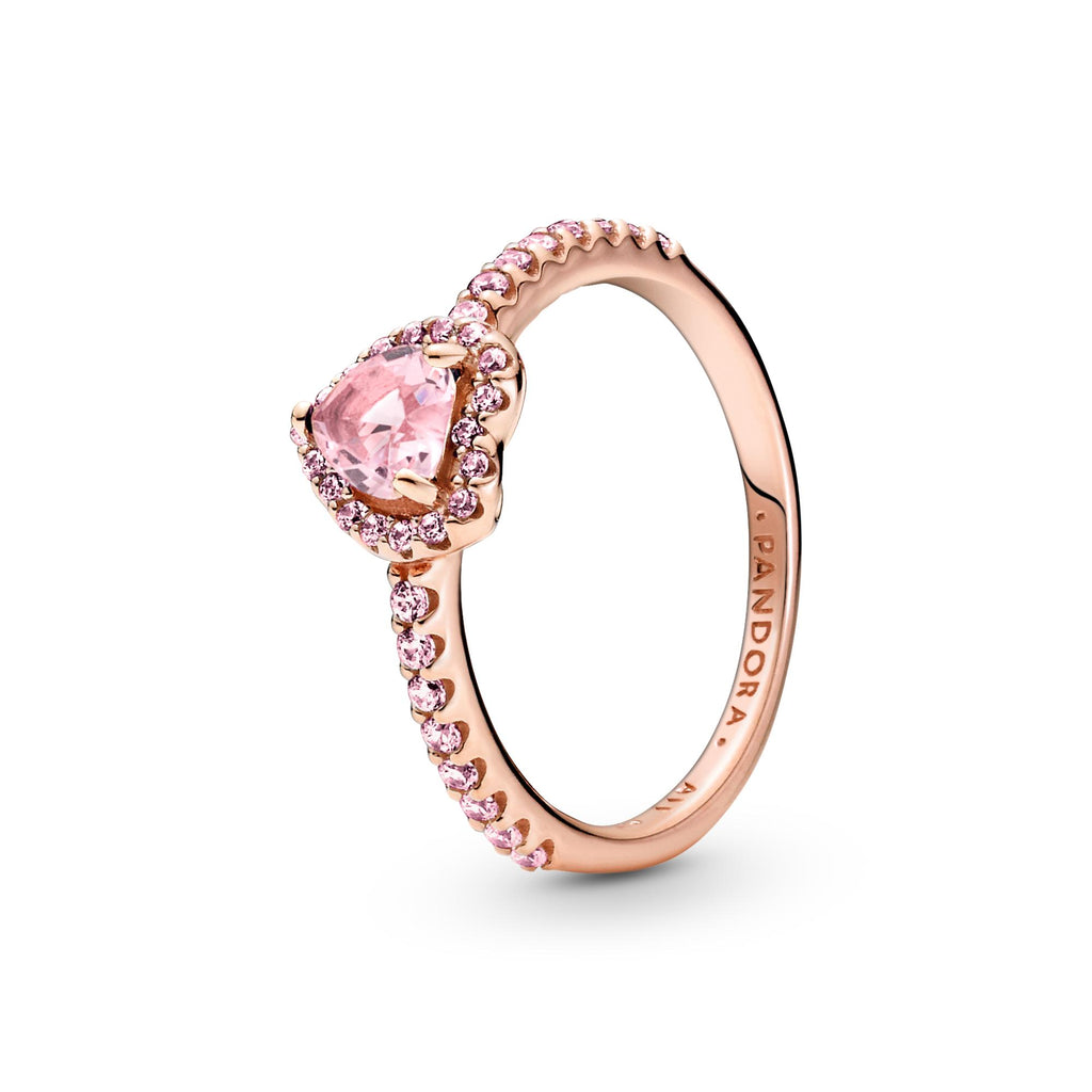 Pandora Timeless Bague Cœur Surélevé Scintillant 188421C04