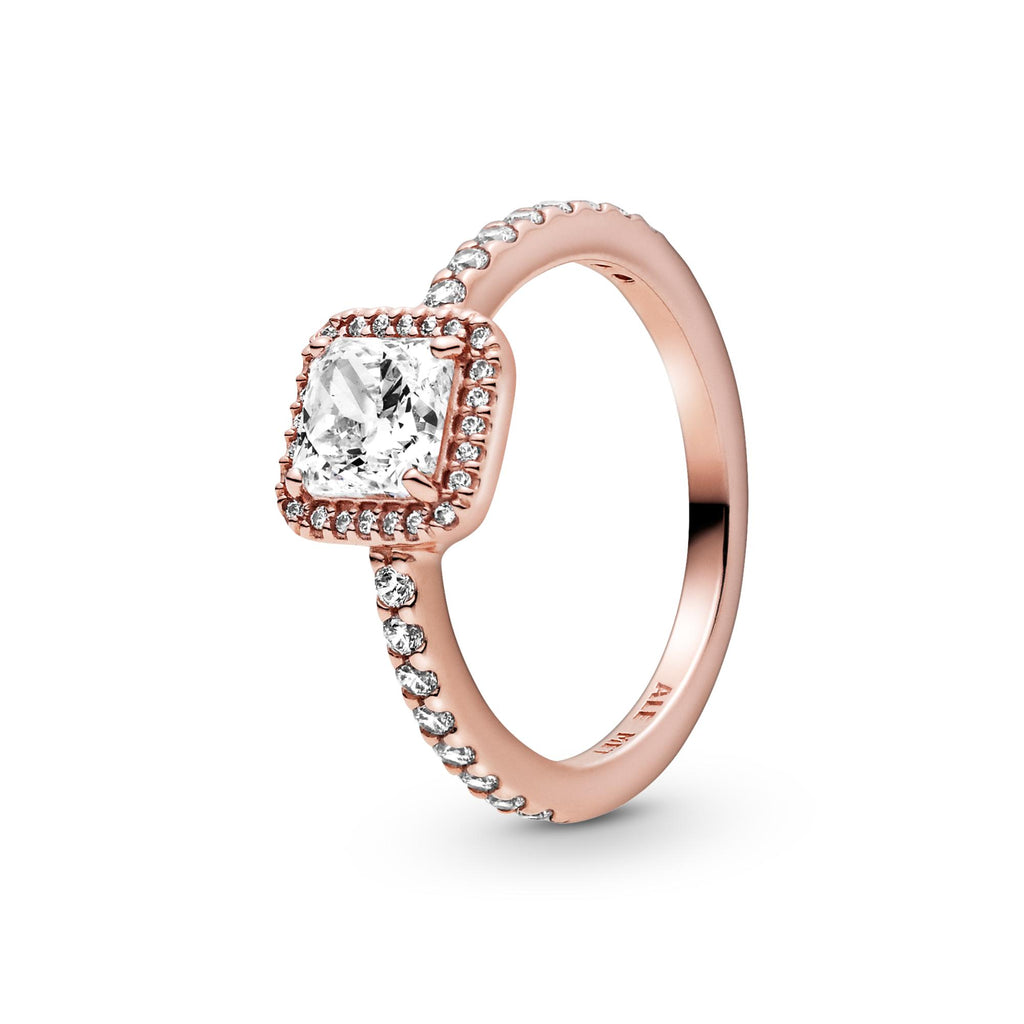 Pandora Timeless Bague Halo Scintillant Carré 188862C01