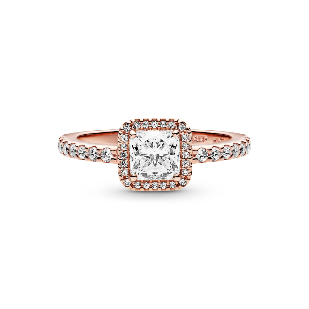 Pandora Timeless Bague Halo Scintillant Carré 188862C01