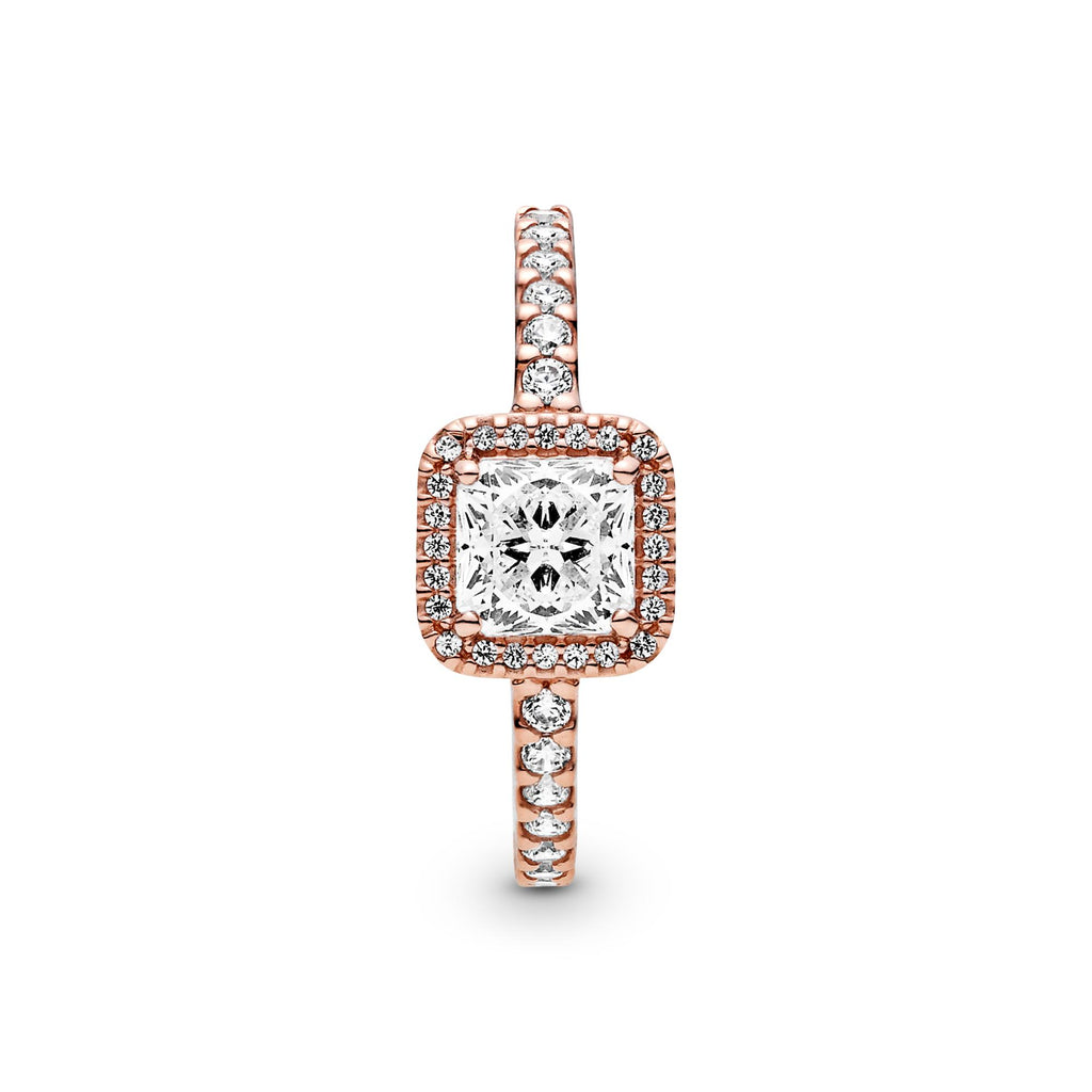 Pandora Timeless Bague Halo Scintillant Carré 188862C01