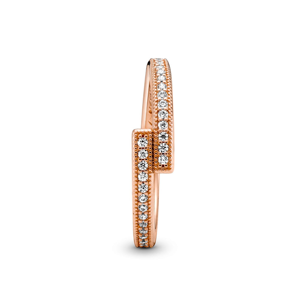 Pandora Signature Bague Chevauchante Scintillante 189491C01