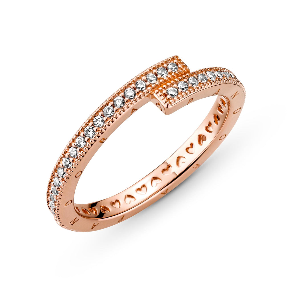 Pandora Signature Bague Chevauchante Scintillante 189491C01