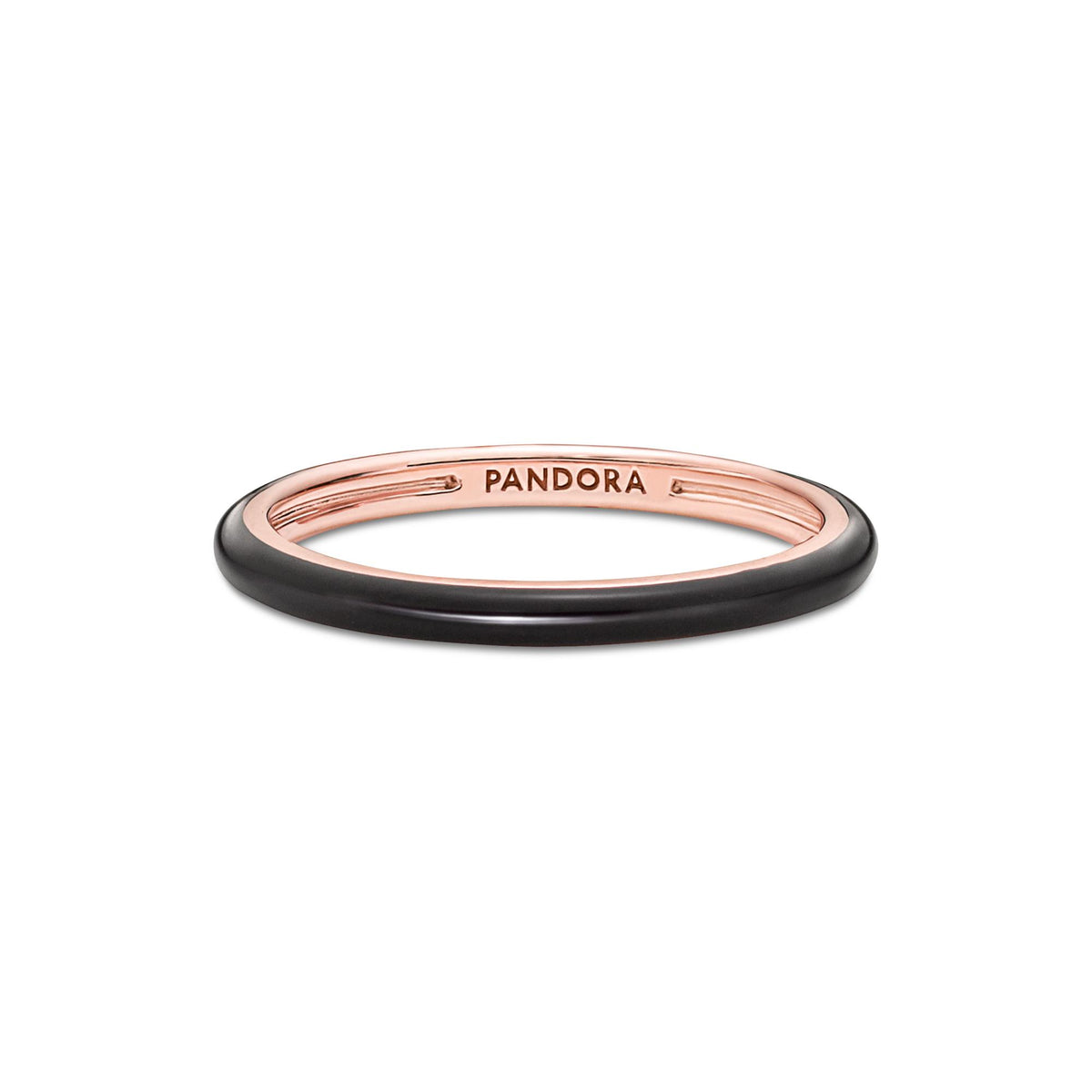 Pandora ME Bague Résine Façon Émail Noire 189655C01