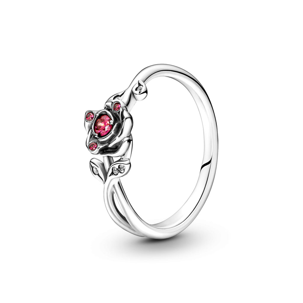 Pandora Disney Bague Disney La Belle et La Bête Rose 190017C01