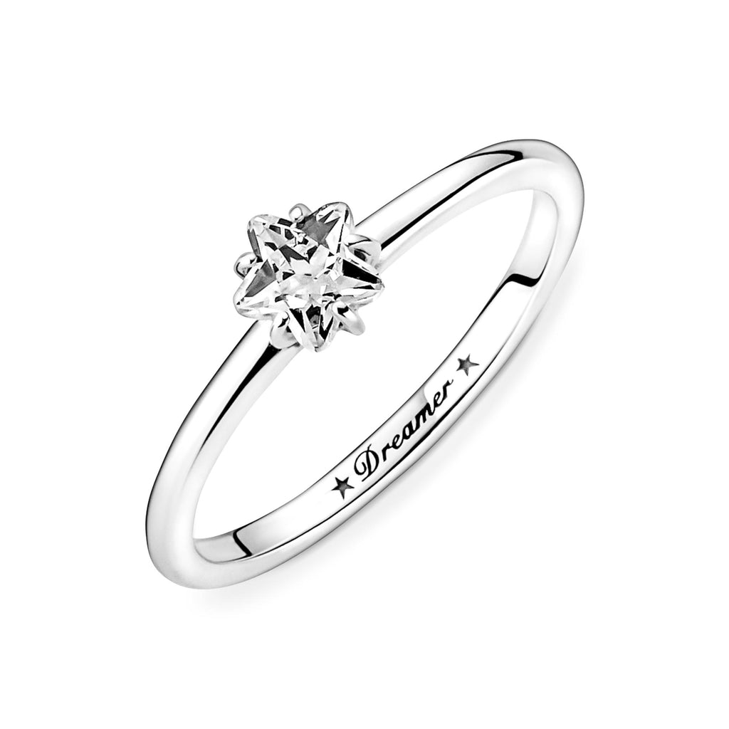 Pandora Moments Bague Solitaire Étoile Scintillante Céleste 190026C01