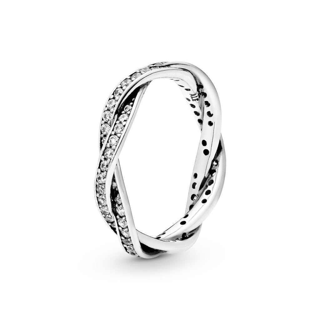 Pandora Timeless Bague Torsades Scintillante 190892CZ