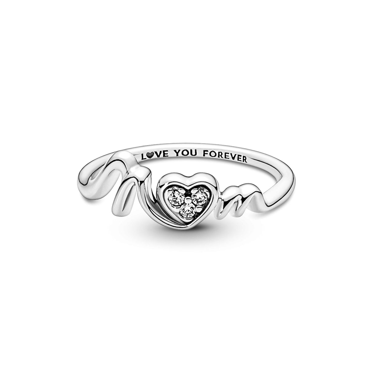 Pandora Moments Bague Cœur Pavé Mom 191149C01