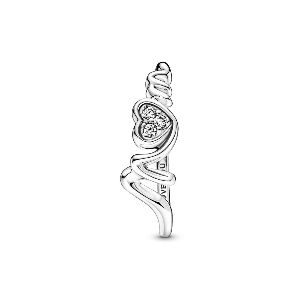 Pandora Moments Bague Cœur Pavé Mom 191149C01