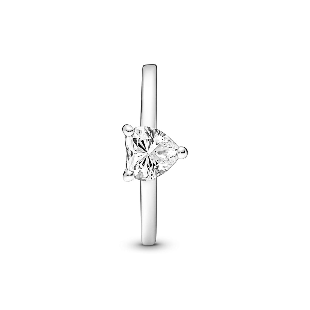 Pandora Timeless Bague Solitaire Cœur Scintillant 191165C01