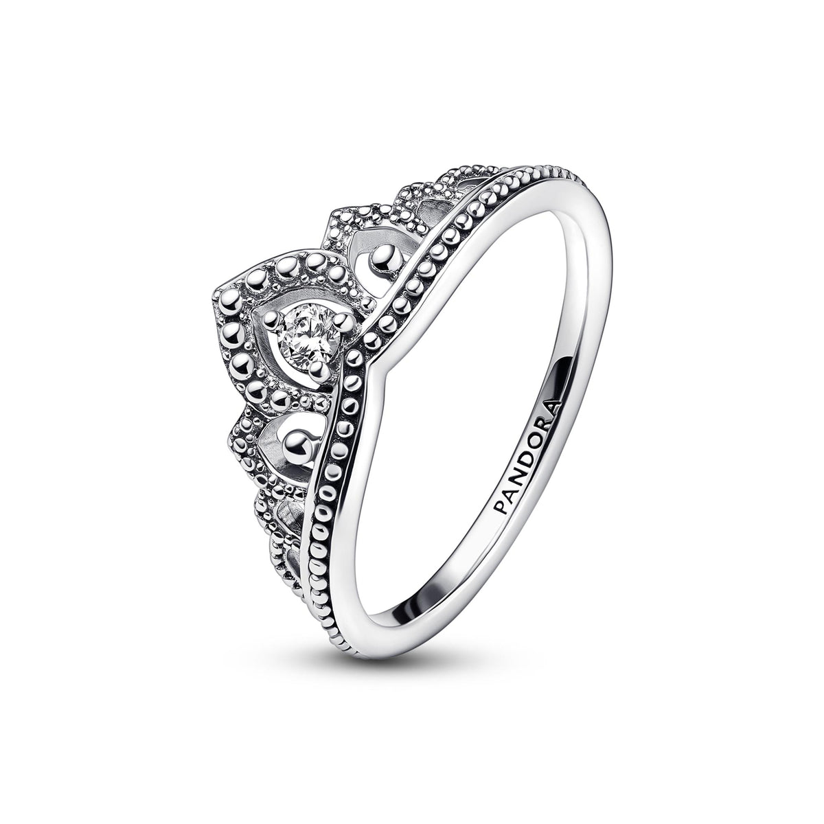 Pandora Moments Bague Tiare Perlée Royale 192233C01