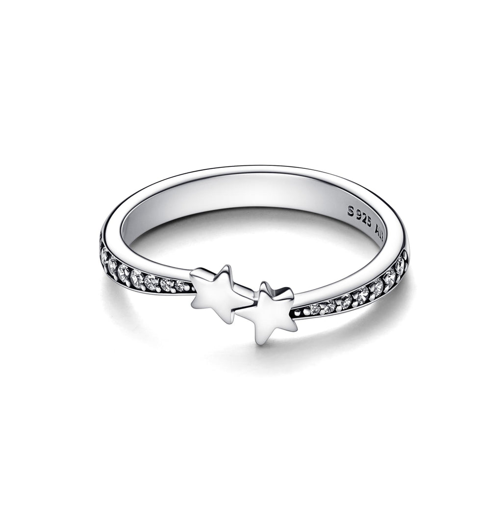 Pandora Moments Bague Scintillante Étoiles Filantes 192365C01