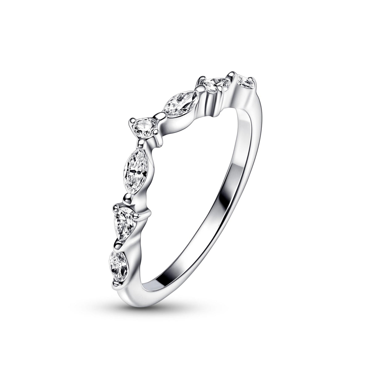 Pandora Timeless Bague Vœu Alternance Scintillante 192390C01