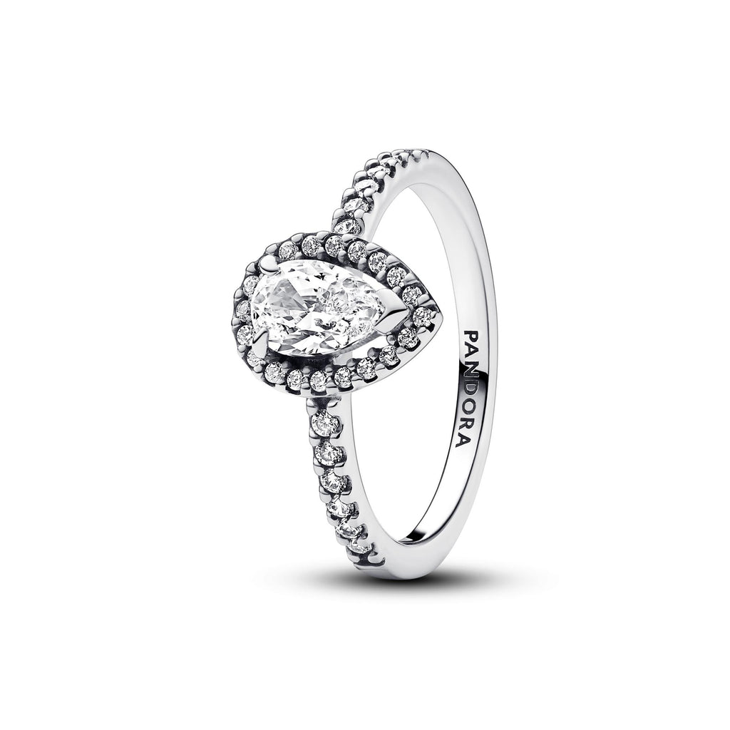 Pandora Timeless Bague Halo Poire Scintillante 192835C01