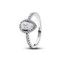 Pandora Timeless Bague Halo Poire Scintillante 192835C01