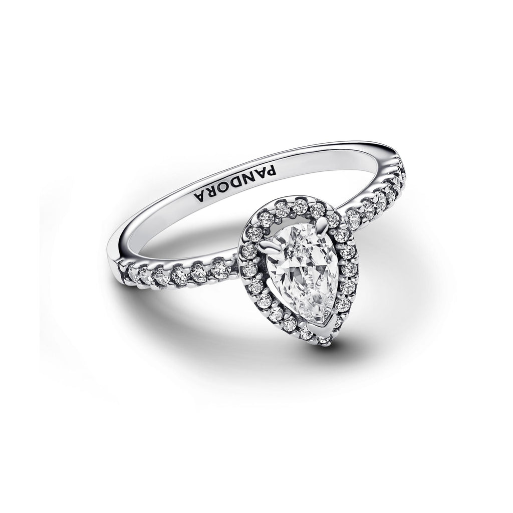 Pandora Timeless Bague Halo Poire Scintillante 192835C01