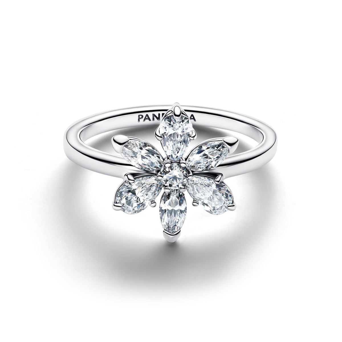 Pandora Timeless Bague de Cocktail Fleur Scintillante Herbier 193000C02
