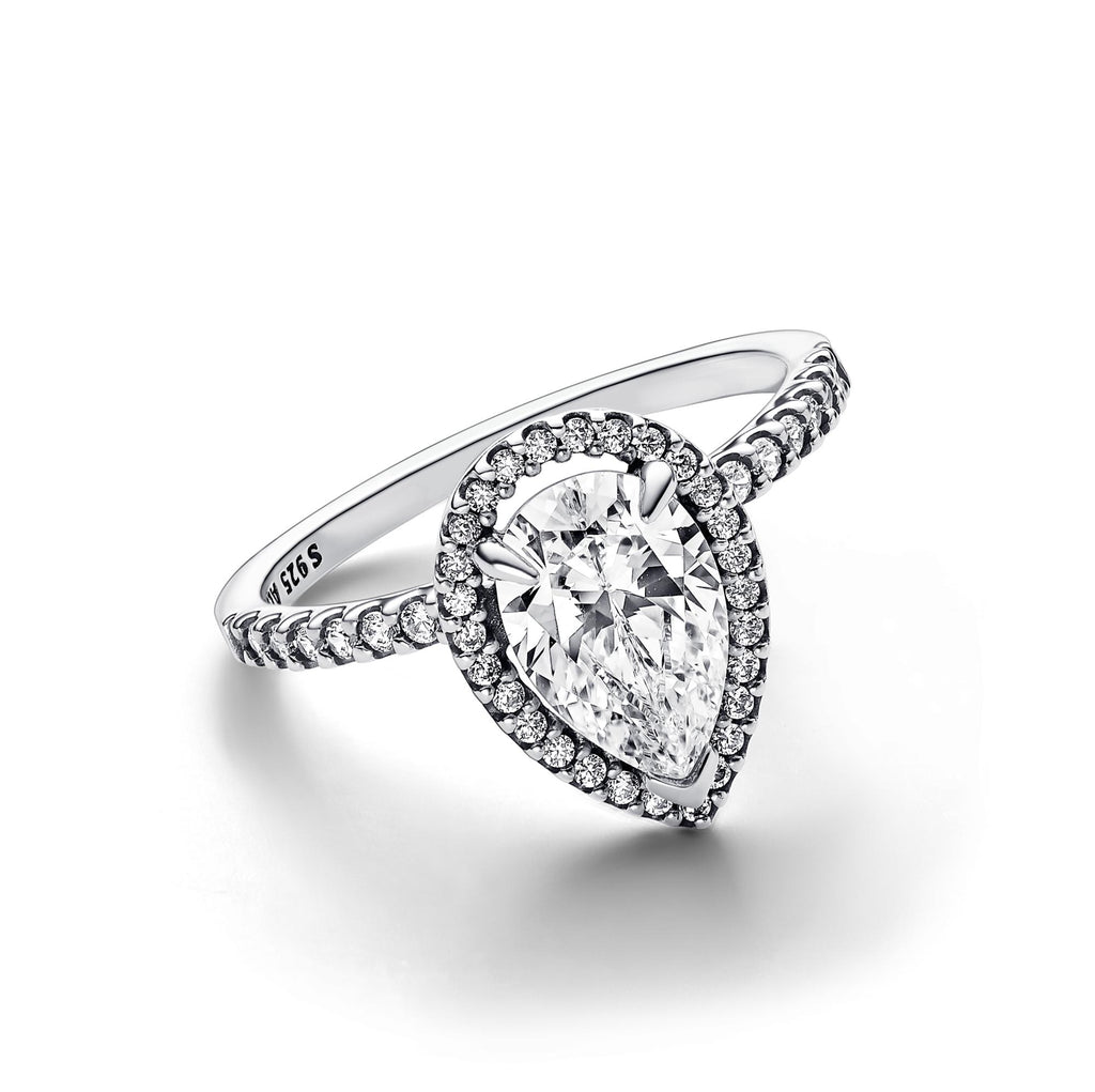 Pandora Timeless Bague Halo Poire Scintillante 193012C01