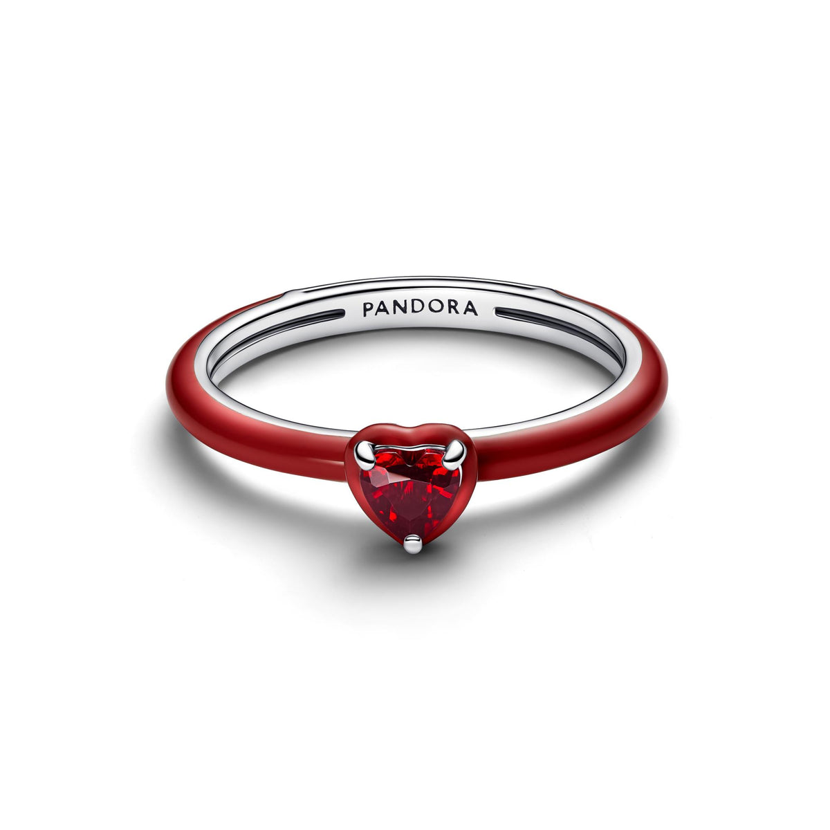 Pandora ME Bague Cœur Chakra Rouge 193088C05