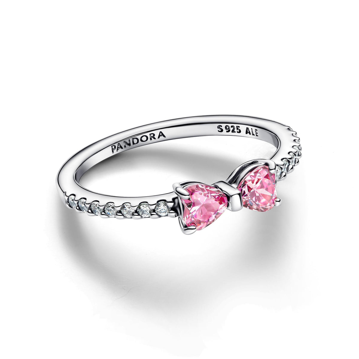 Pandora Timeless Bague Nœud Rose Scintillant 193510C01