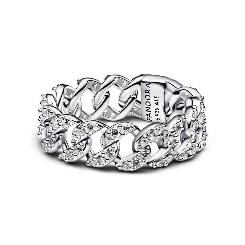 Pandora Timeless Bague Maille Cubaine Pavée 193557C01
