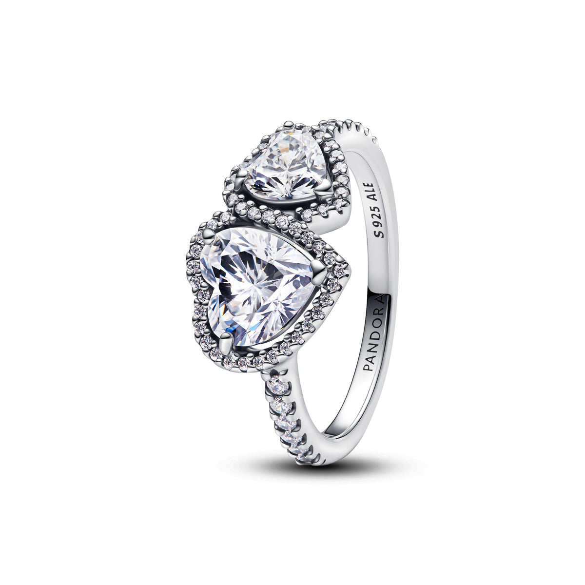 Pandora Timeless Bague Cœurs Halo Scintillant 193659C01
