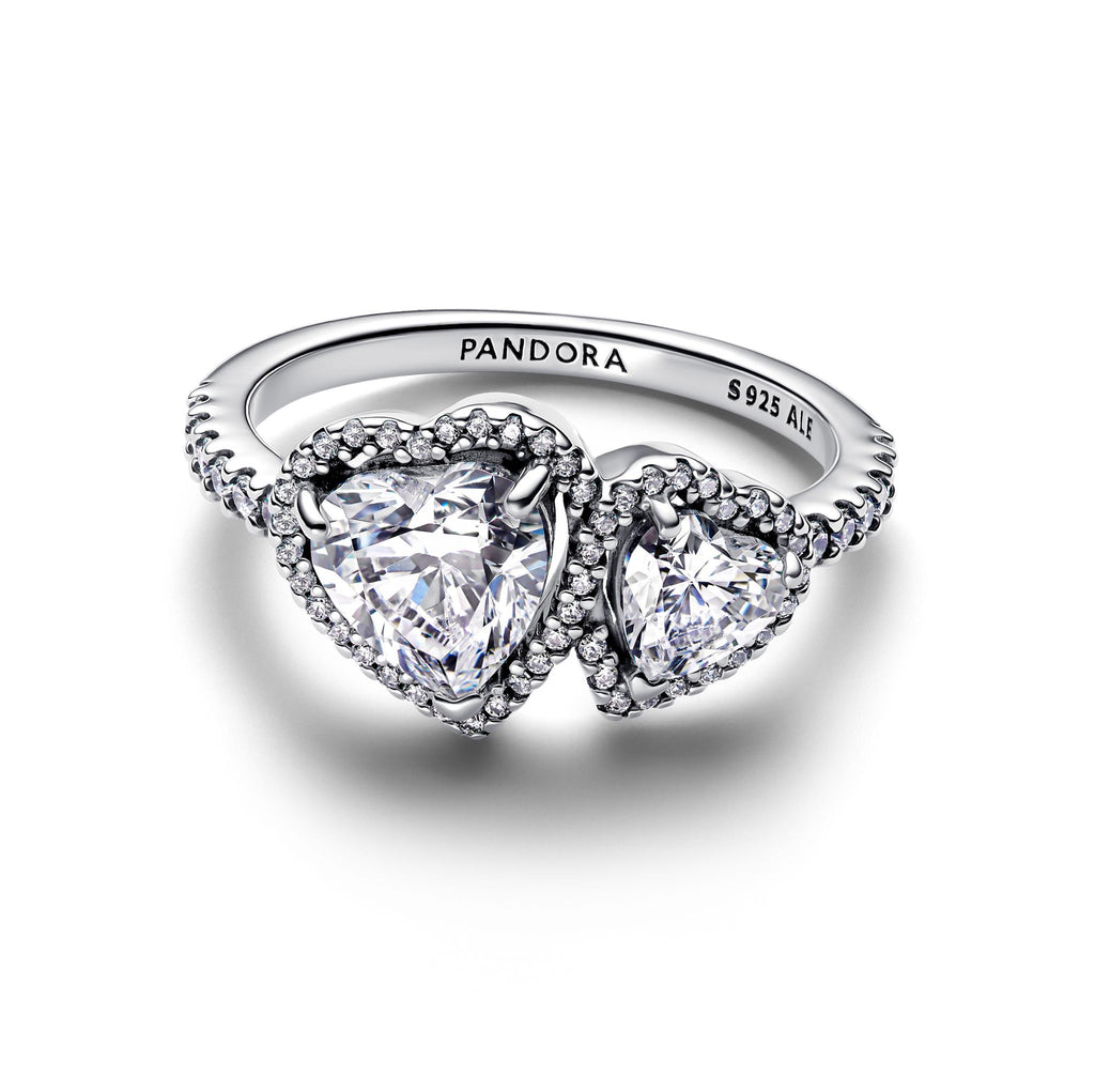 Pandora Timeless Bague Cœurs Halo Scintillant 193659C01