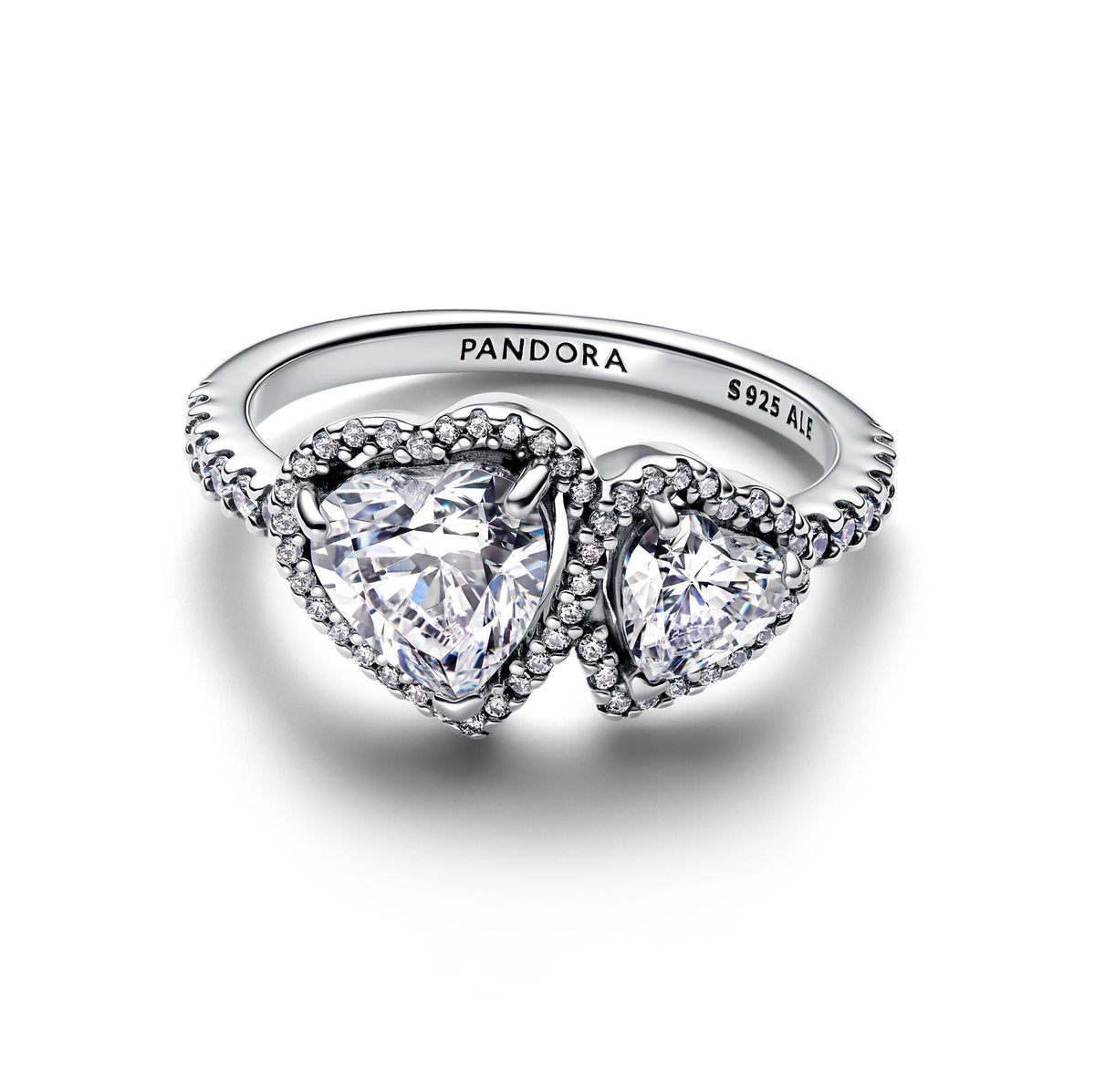 Pandora Timeless Bague Cœurs Halo Scintillant 193659C01