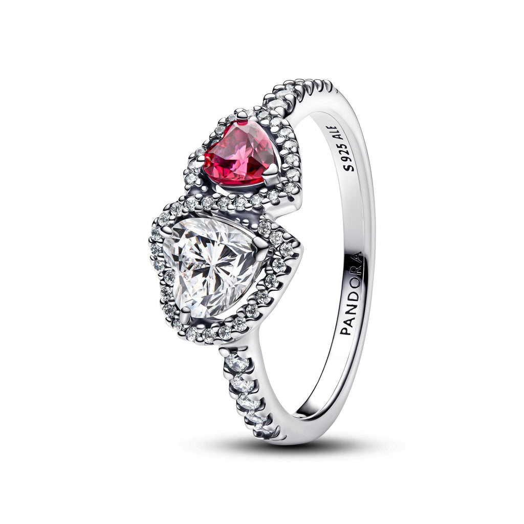 Pandora Timeless Bague Cœurs Halo 193662C01