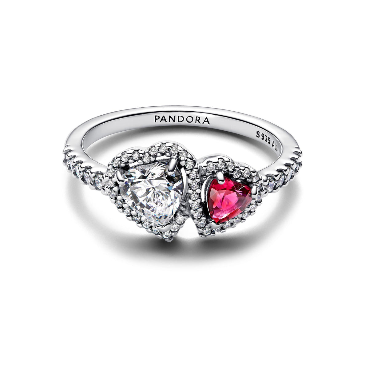 Pandora Timeless Bague Cœurs Halo 193662C01