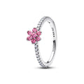 Pandora Timeless Bague Fleur Rose Scintillante 194499C02