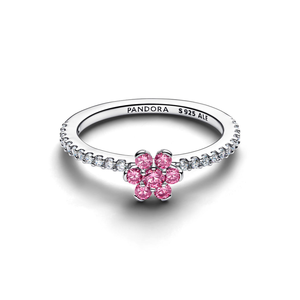 Pandora Timeless Bague Fleur Rose Scintillante 194499C02