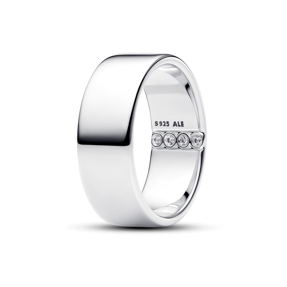Pandora Moments Bague Gravable Scintillante 194774C01