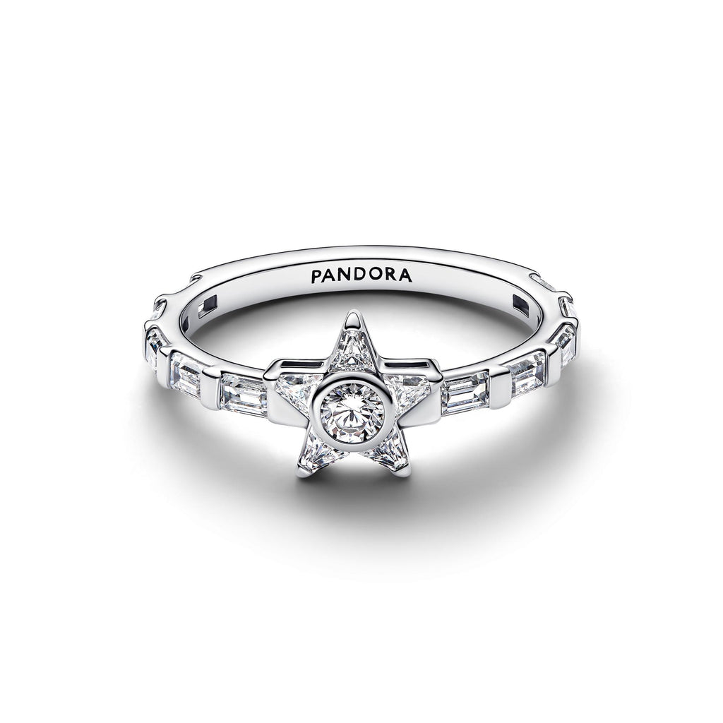 Pandora Timeless Bague Stella Baguettes Scintillante 195072C01