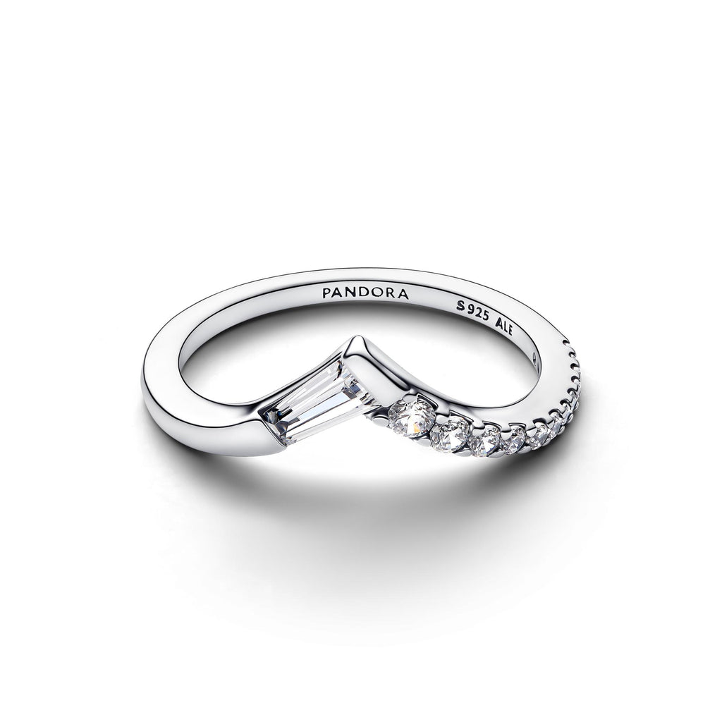 Pandora Timeless Bague Anneau Pavé Diadème Baguettes 195085C01